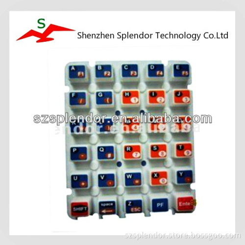 Custom made silicone rubber keypad for remote